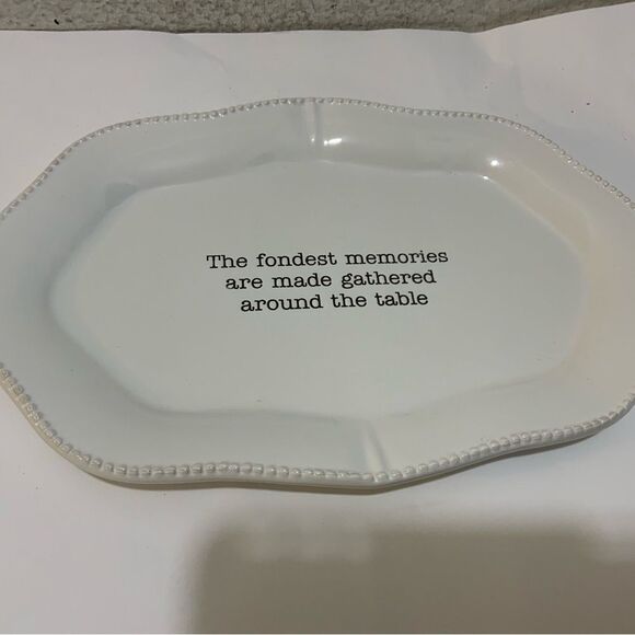 Mud Pie FONDEST MEMORIES SERVING PLATTER G12 - Picture 3 of 3